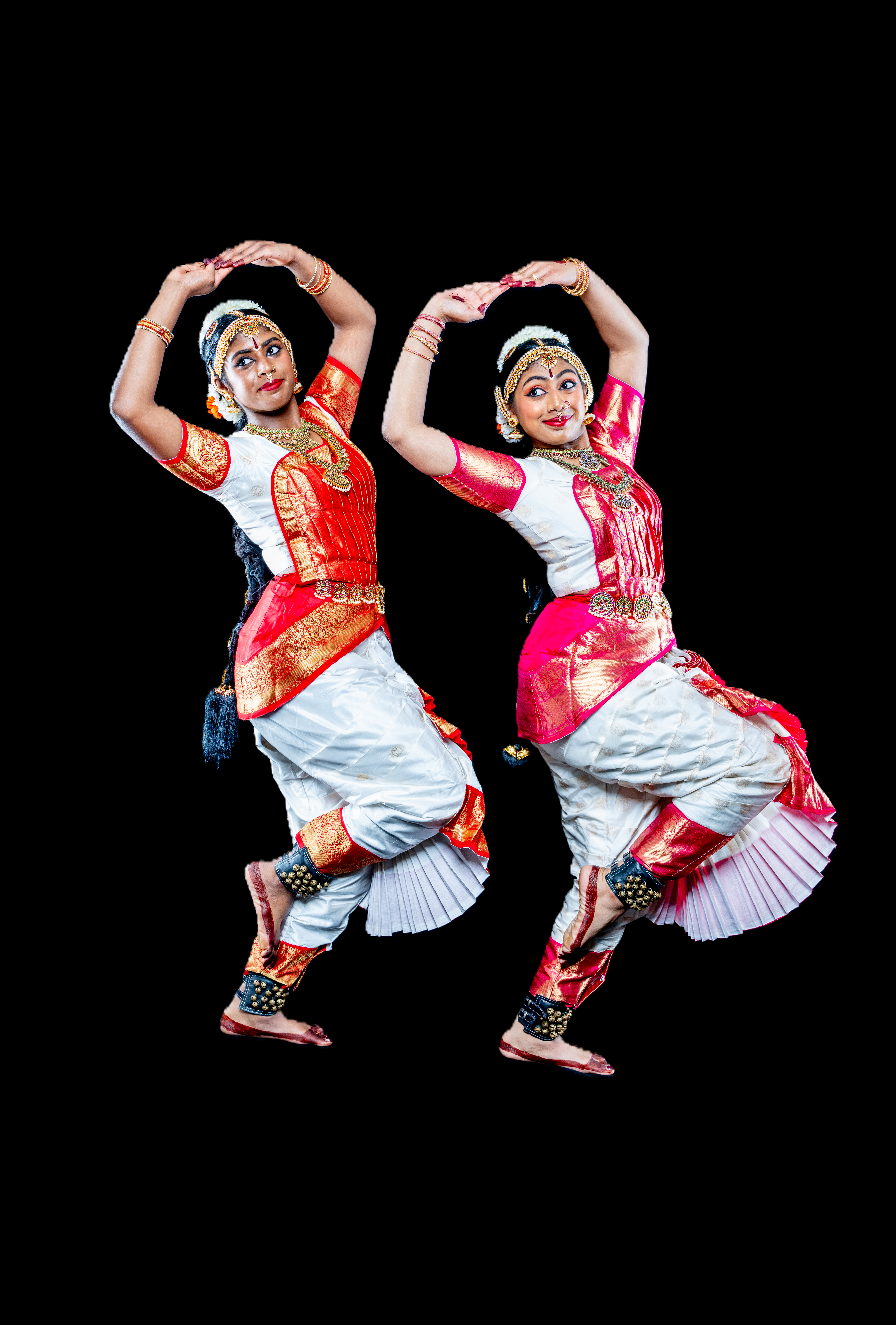 Dancer performing a Bharatanatyam mudra